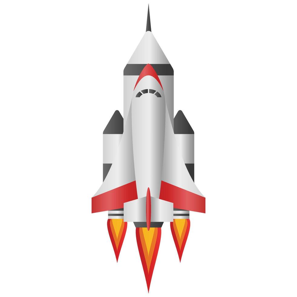 Rocket Launch Illustration vector