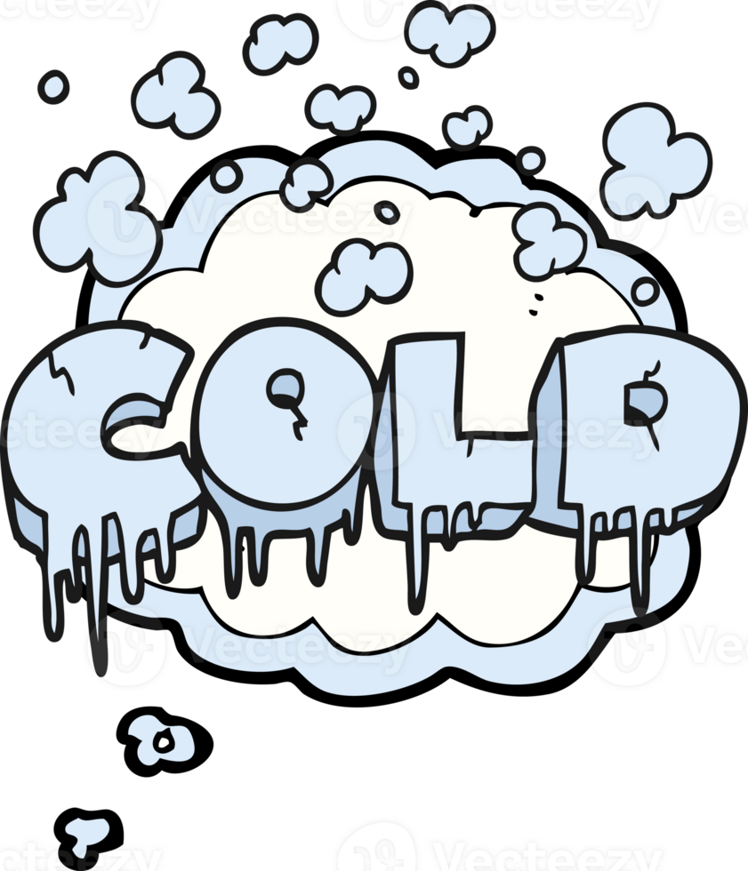 drawn thought bubble cartoon cold text symbol png