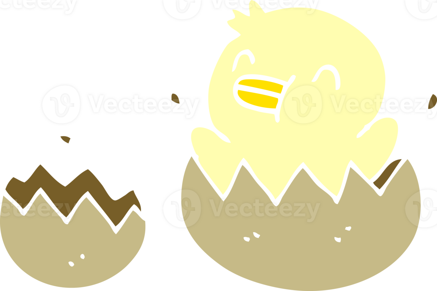 cartoon doodle baby duck png
