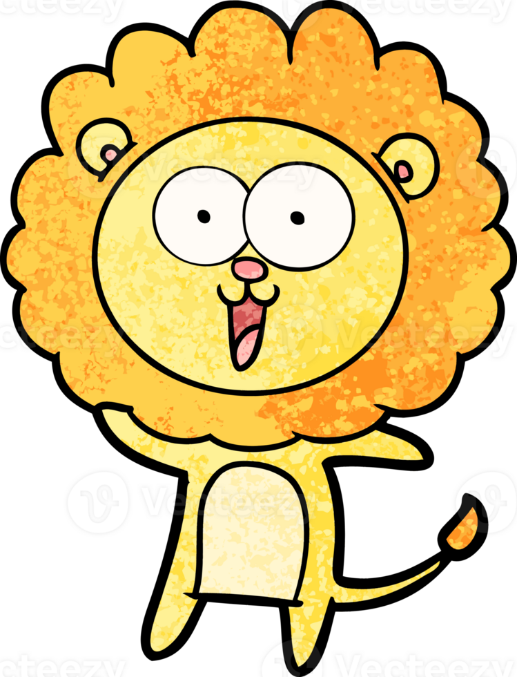 happy cartoon lion png