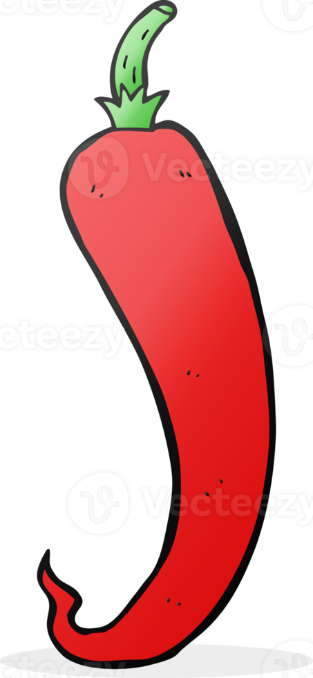 drawn cartoon chilli pepper png