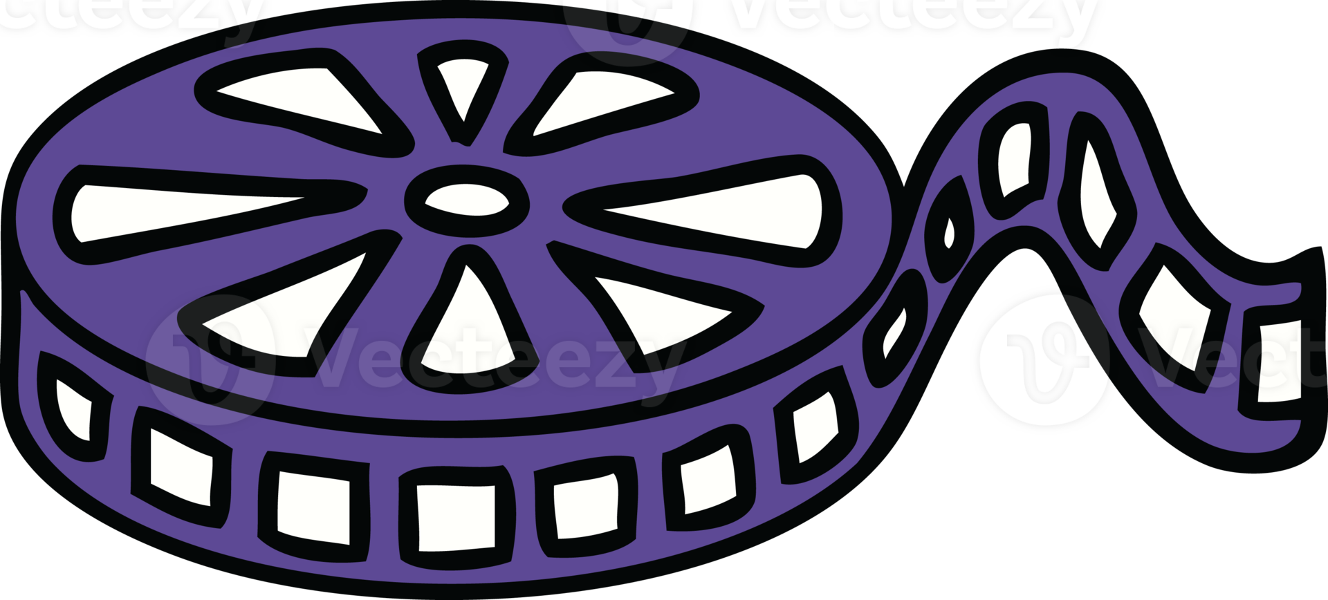 cute cartoon of a film reel png