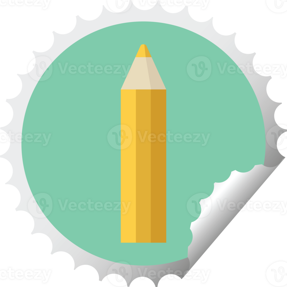 orange coloring pencil graphic png illustration round sticker stamp