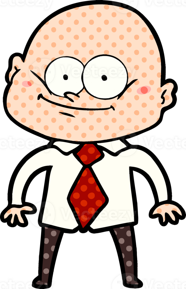 cartoon manager man staring png