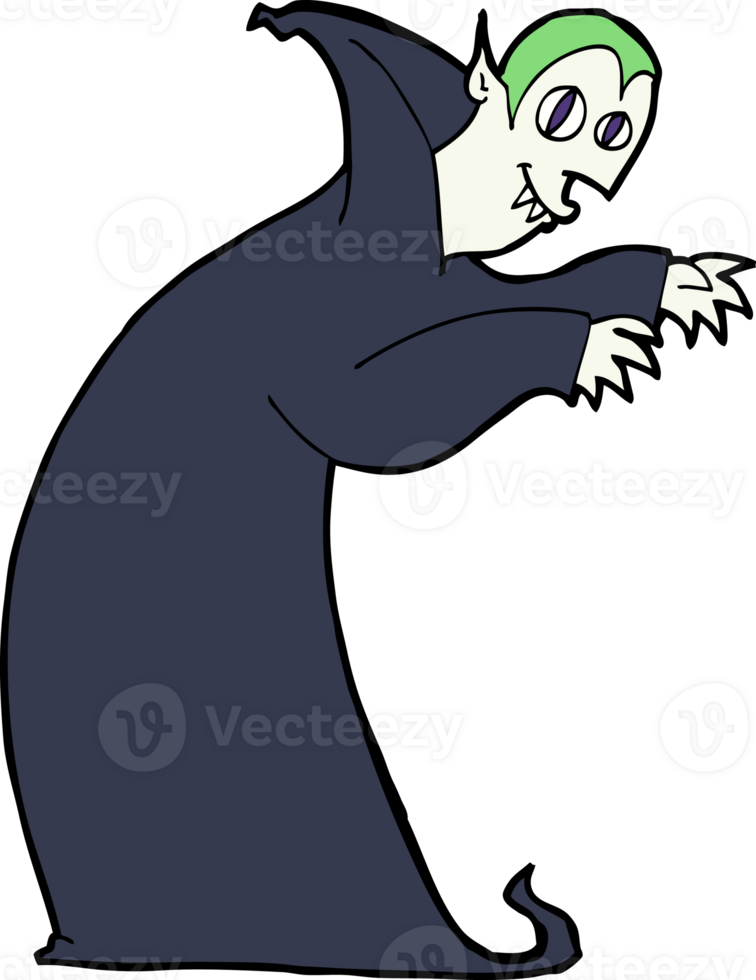 cartoon spooky vampire png