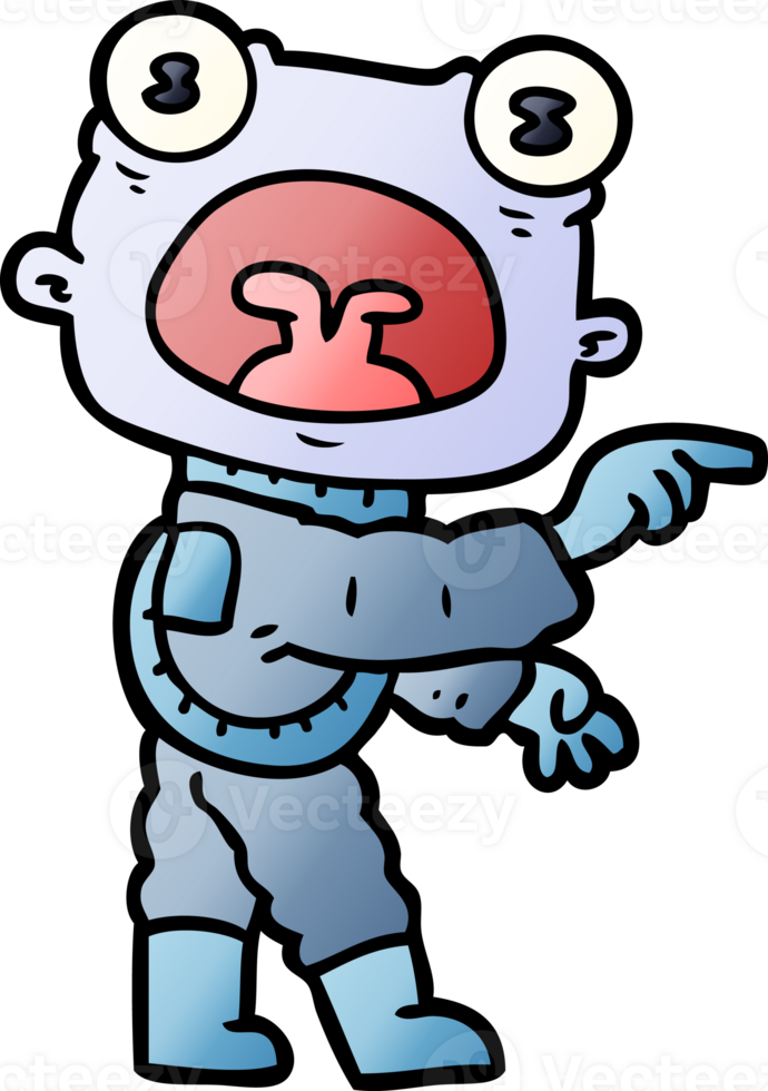 cartoon weird alien communicating 45077742 PNG