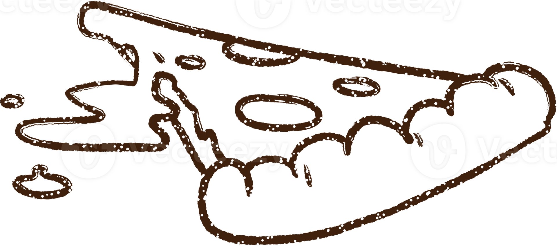 Pizza Slice Charcoal Drawing png