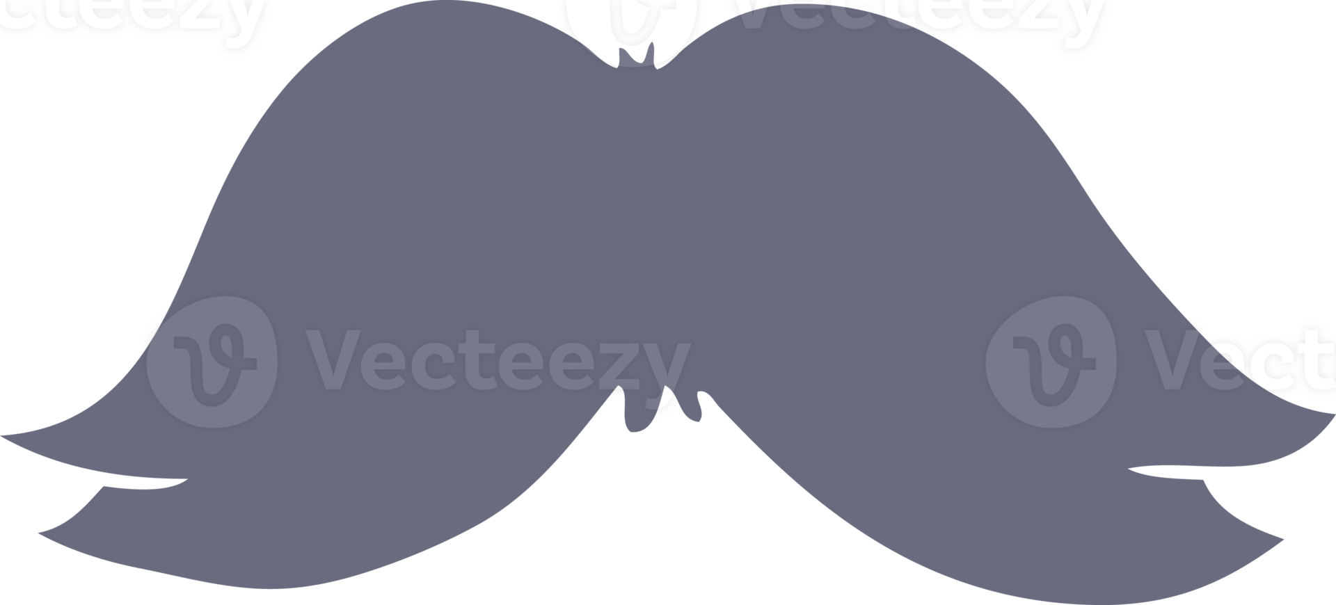 hand drawn cartoon doodle of a mans moustache png