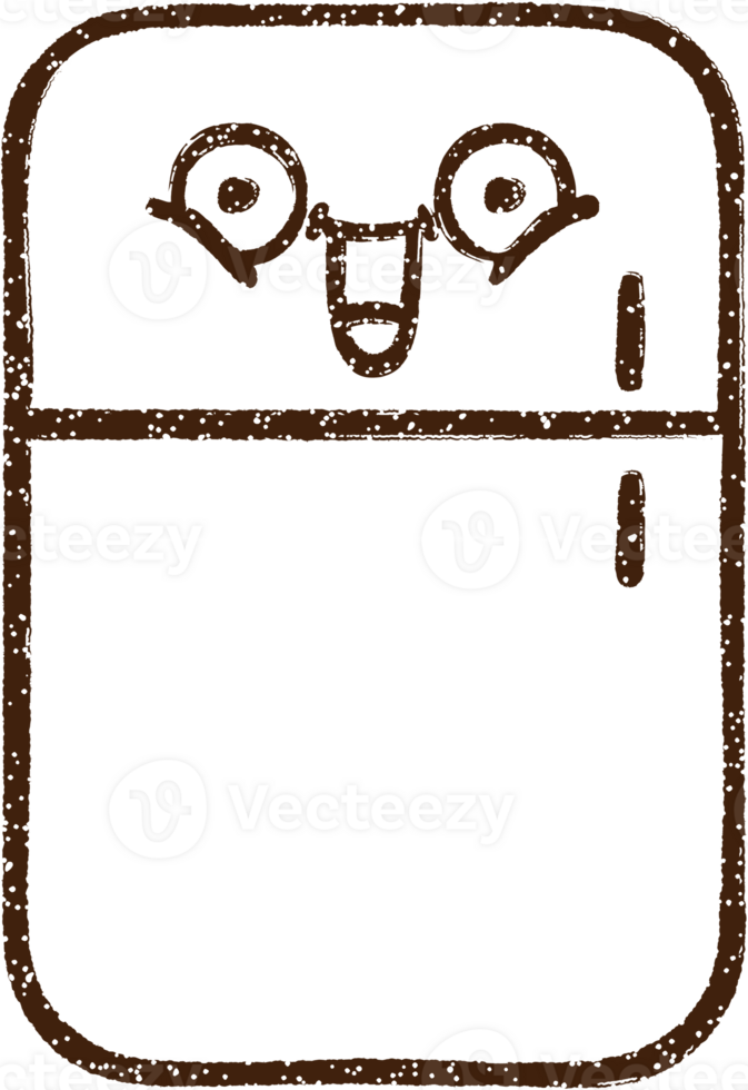 Refrigerator Charcoal Drawing png