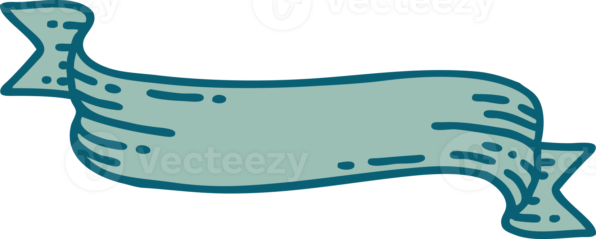 iconic tattoo style image of a banner png