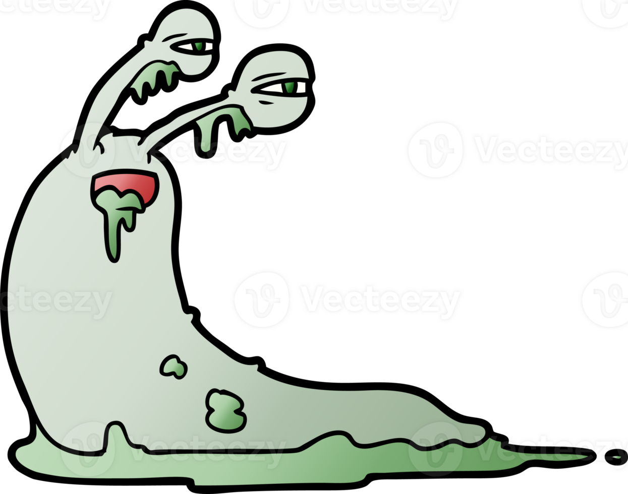 gross cartoon slug png