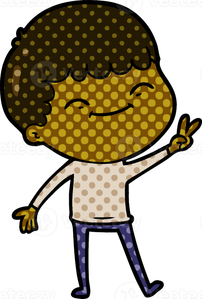 cartoon happy boy png