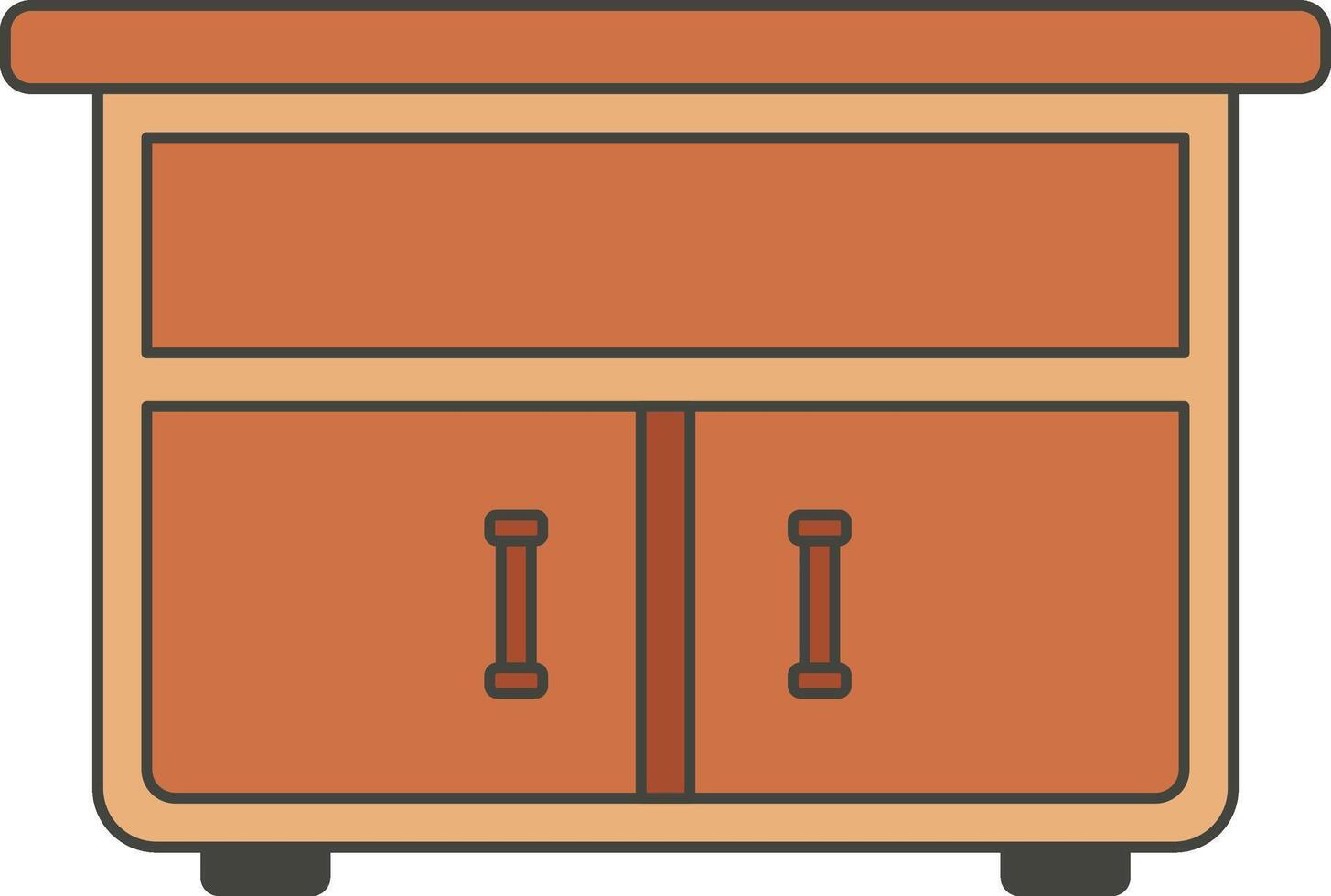 drawer icon illustration vector