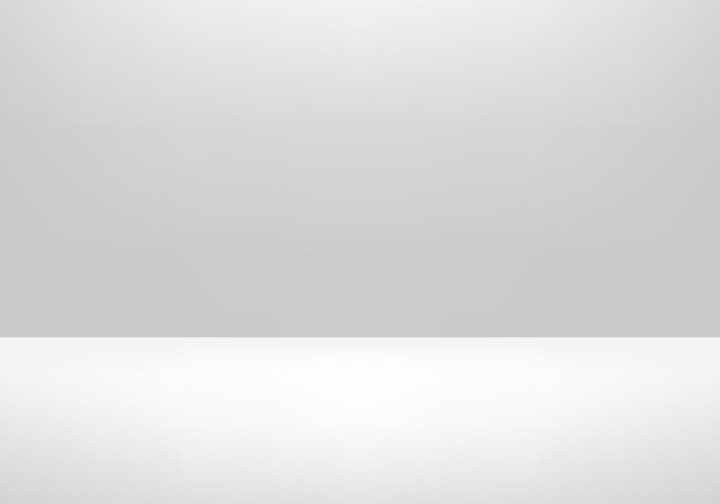 Empty grey color studio table room background. Business backdrop. Space for text. stand for products. illustration. vector