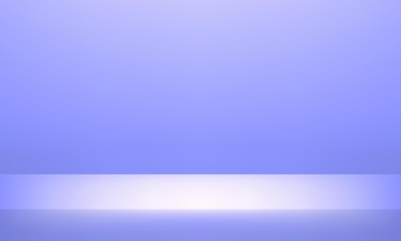 Empty Purple background. Realistic studio wall. Minimal 3d shelf. Space for selling products on the website. Space for text. stand for products. illustration. vector