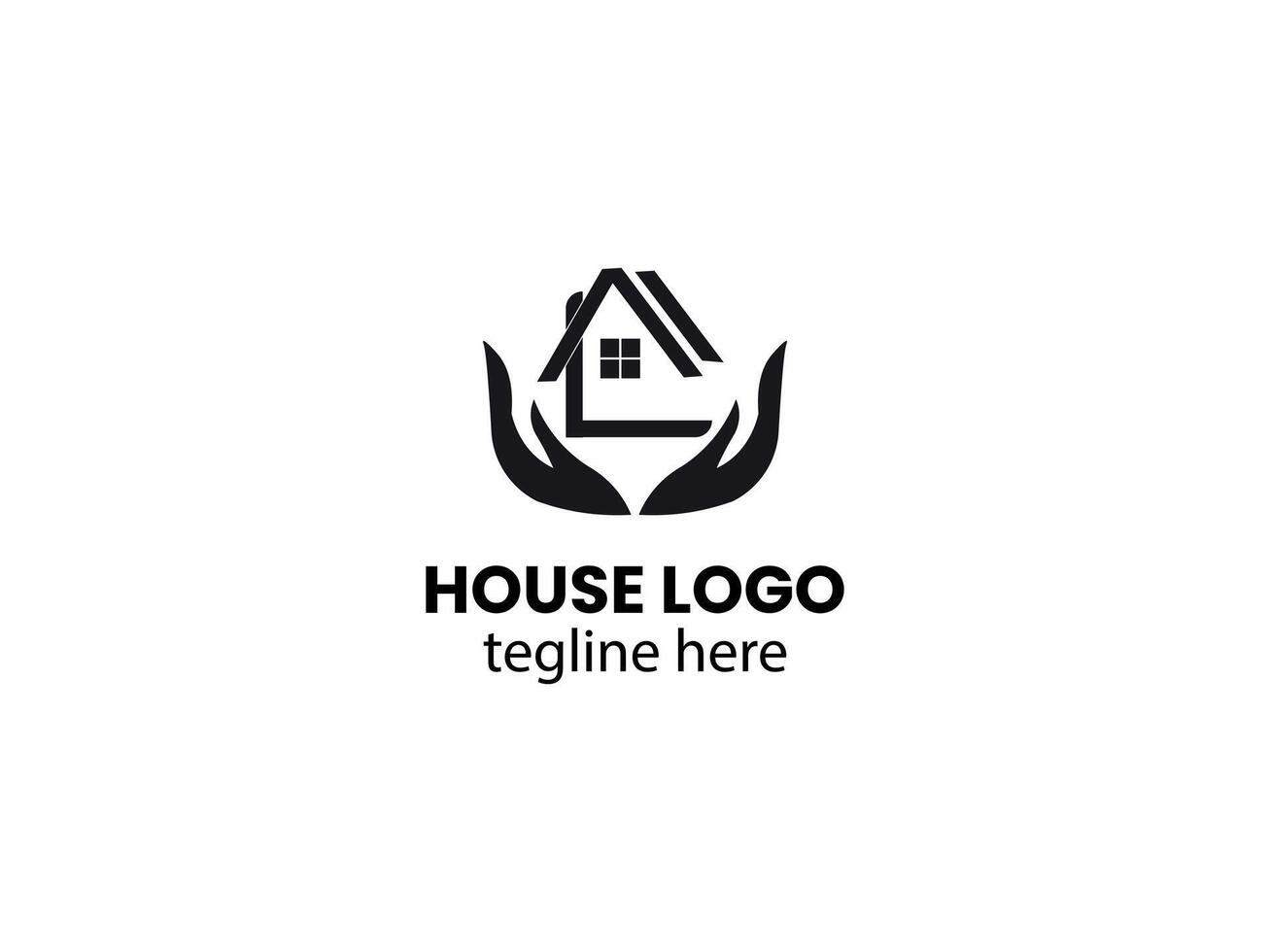 monogram logo design vector
