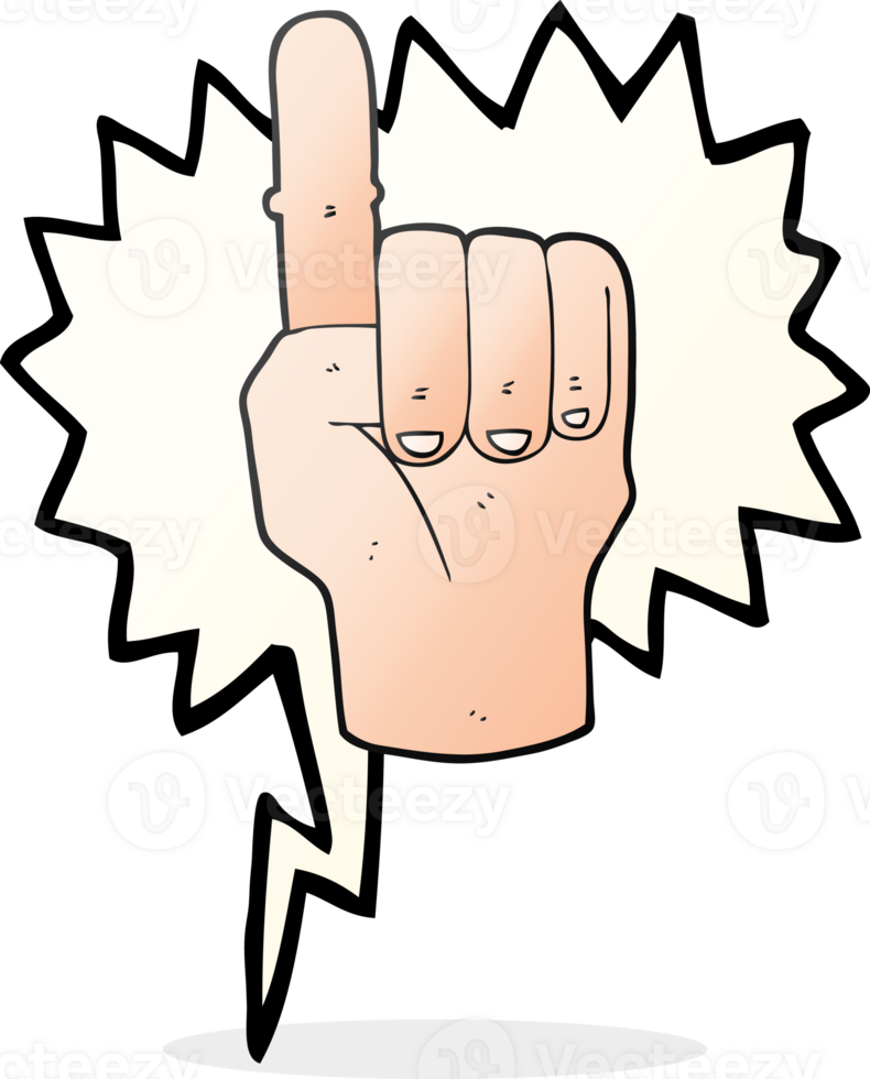 hand drawn speech bubble cartoon pointing finger png