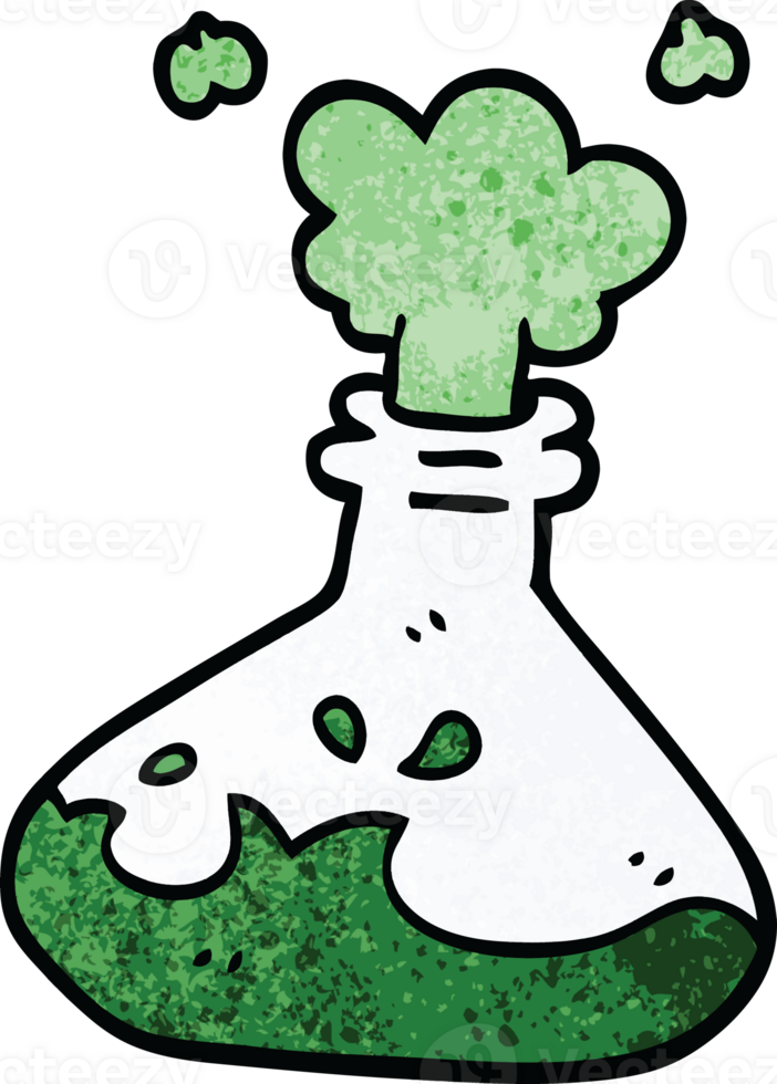 cartoon doodle science experiment png