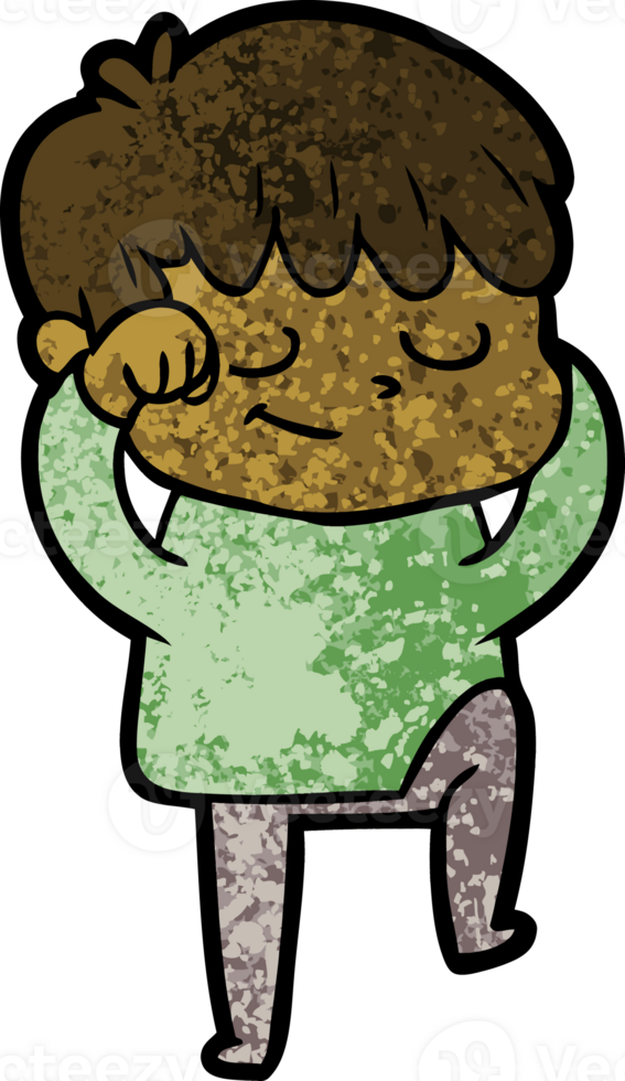 cartoon happy boy png