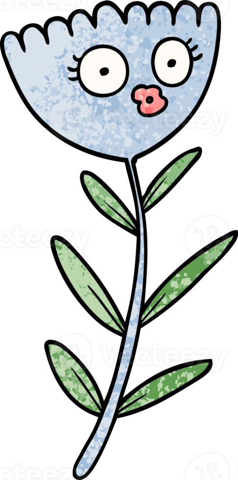 cartoon flower dancing png