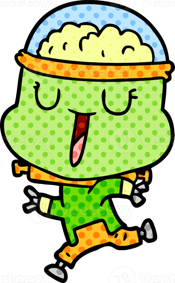 happy cartoon robot png