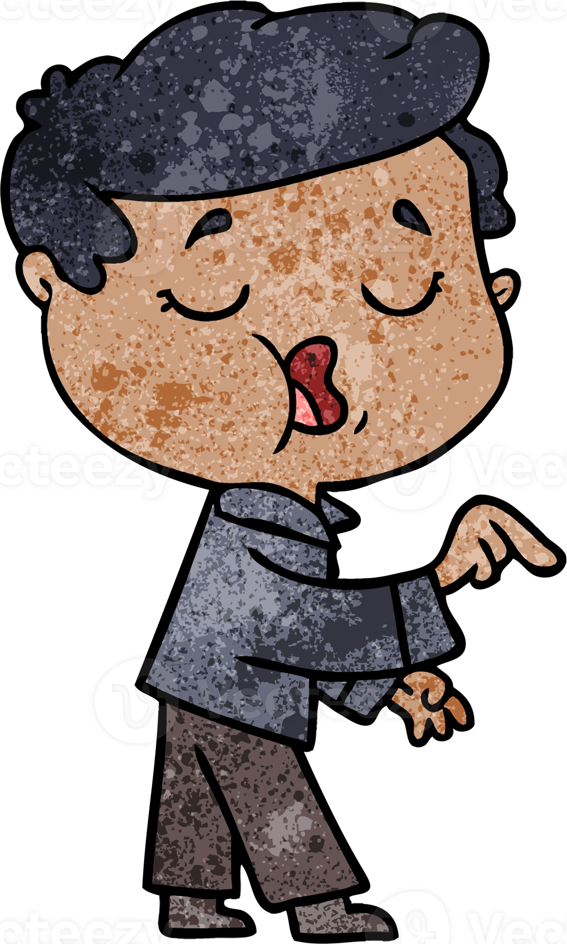 cartoon man talking 45083900 PNG