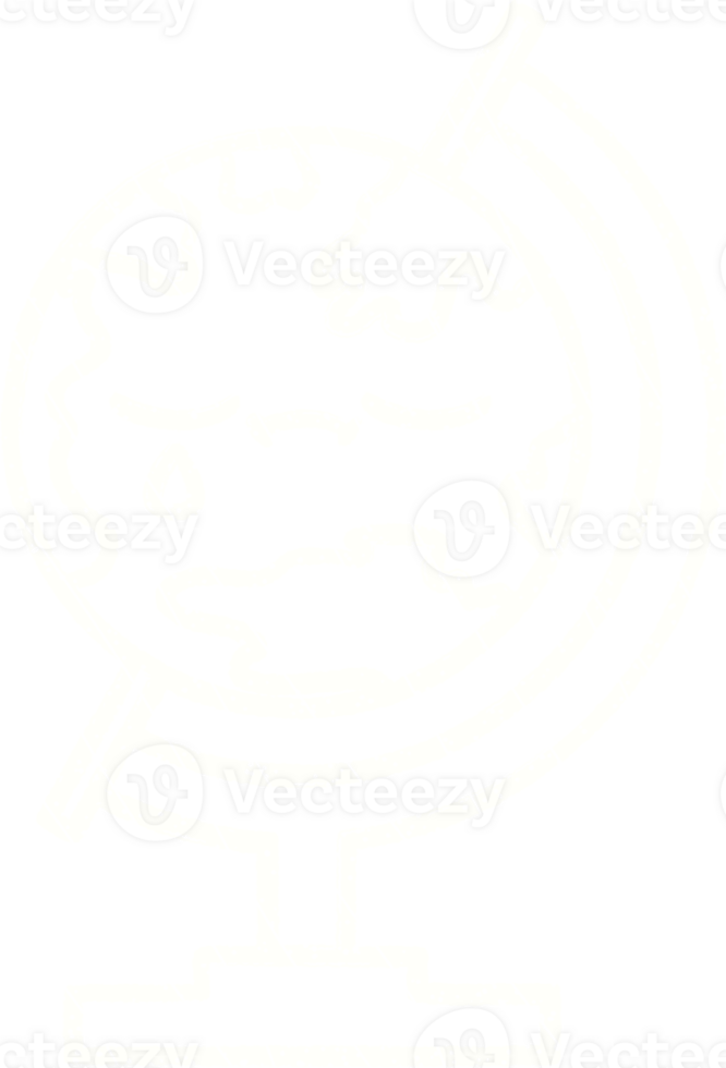 Crying Globe Chalk Drawing png