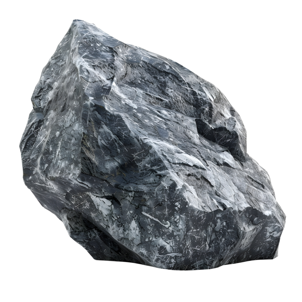 Boulder stone on transparent background png