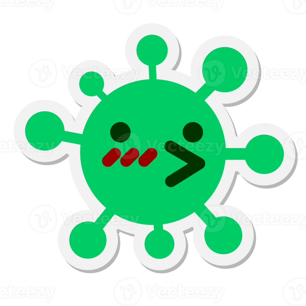 blushing bird virus sticker png