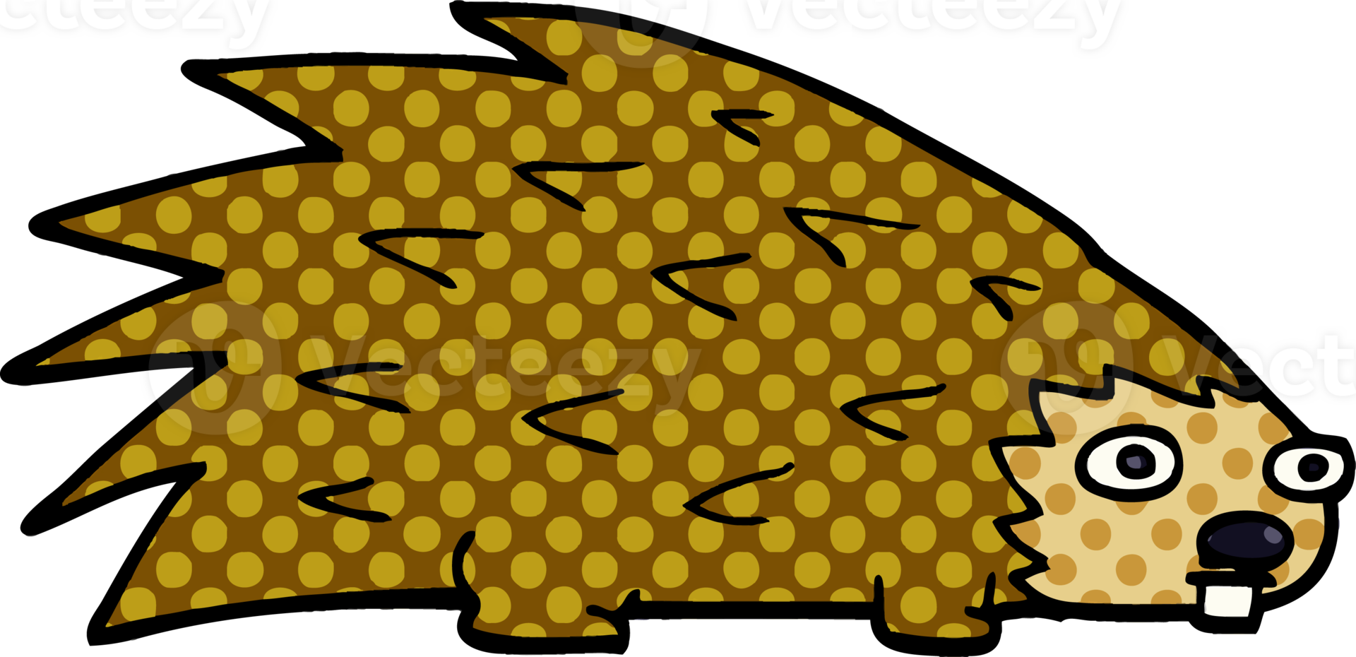cartoon doodle spiky hedgehog png