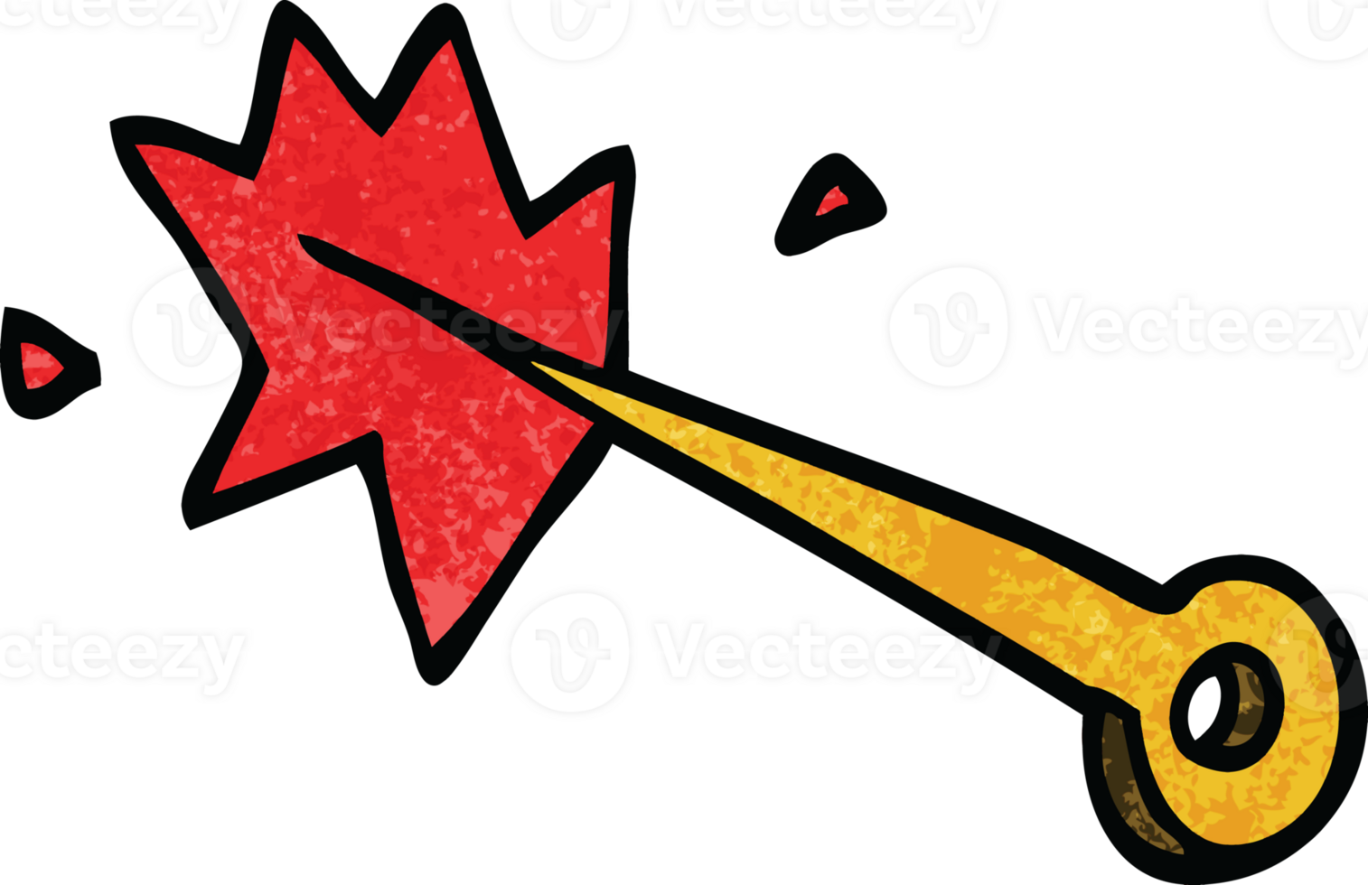cartoon doodle sewing needle png