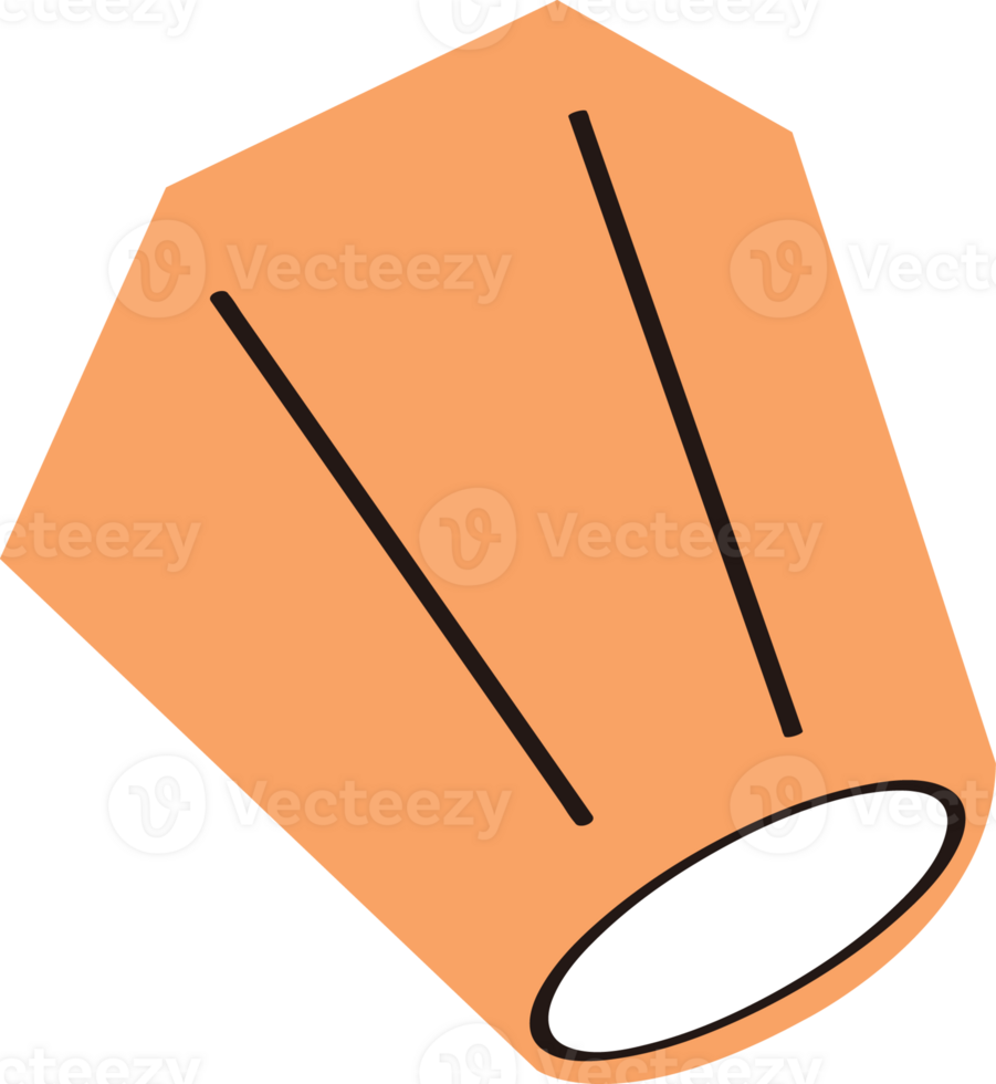 an orange lantern png