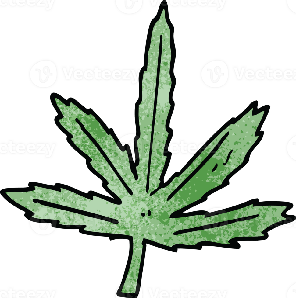 cartoon doodle marijuana leaf png