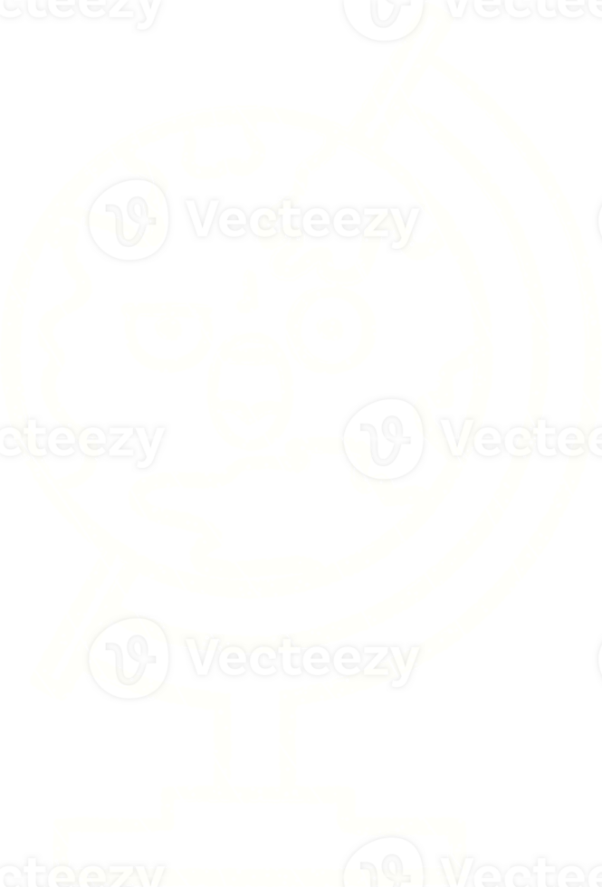 Globe Chalk Drawing png