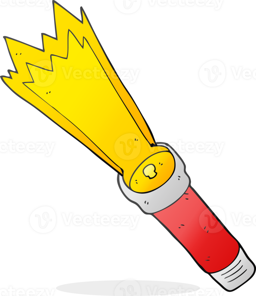 hand drawn cartoon torch png