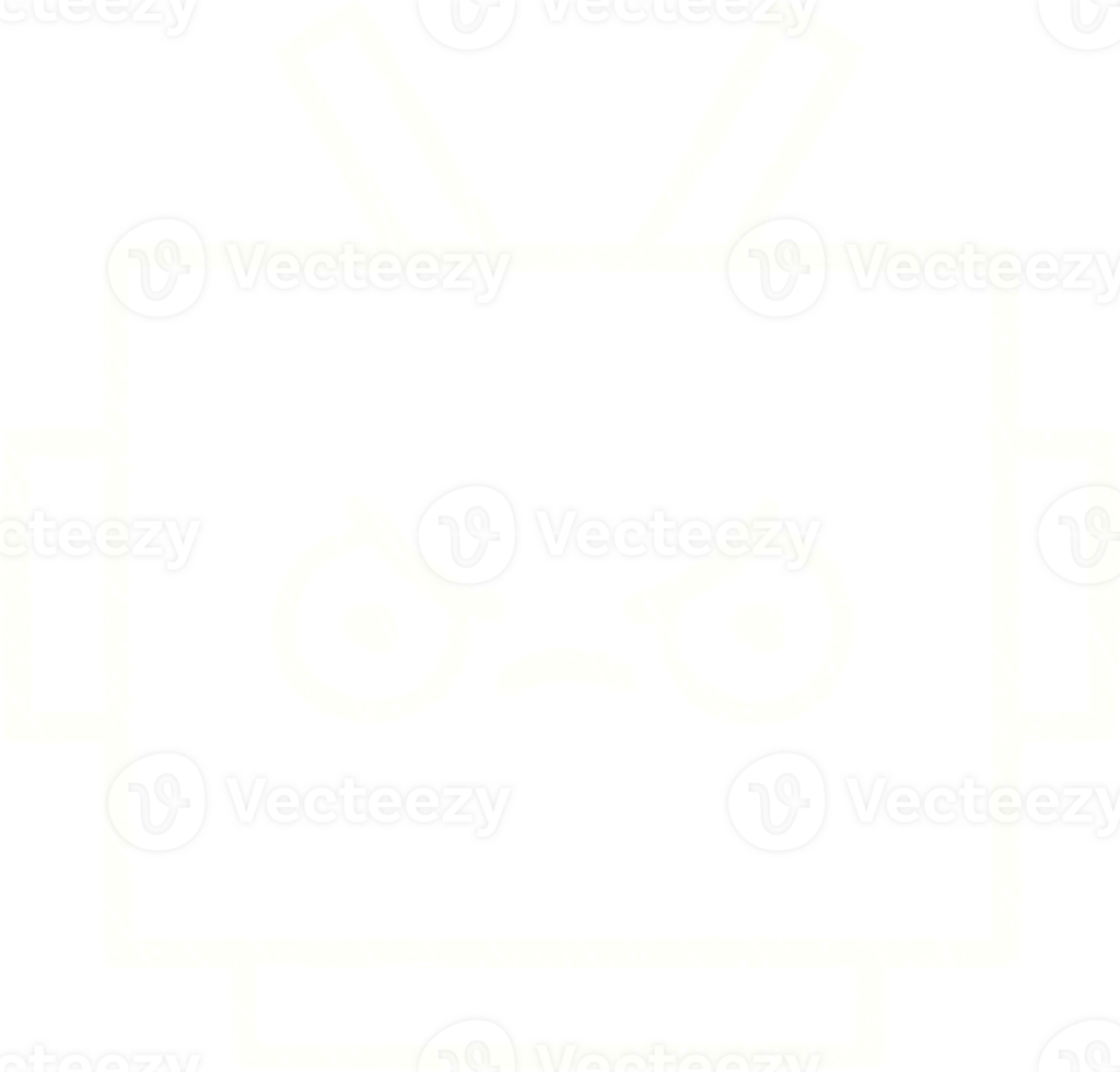 Robot Chalk Drawing png