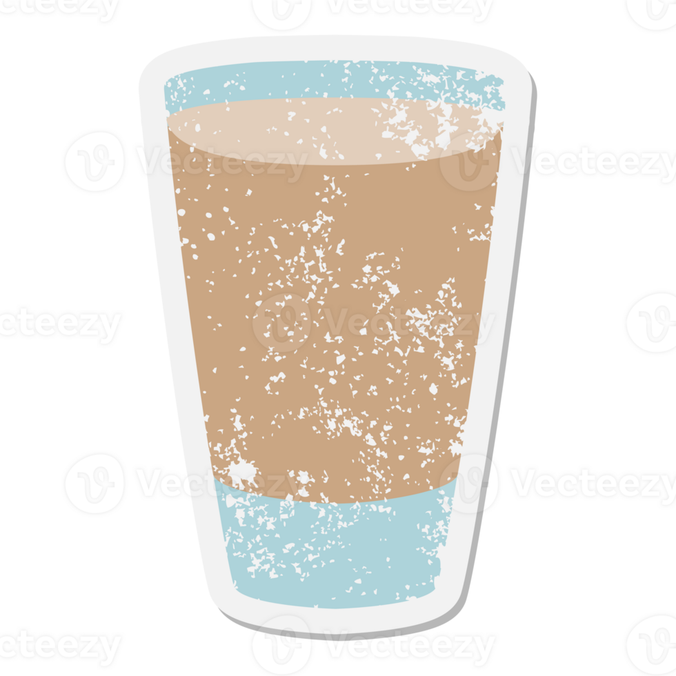 take out coffee grunge sticker png