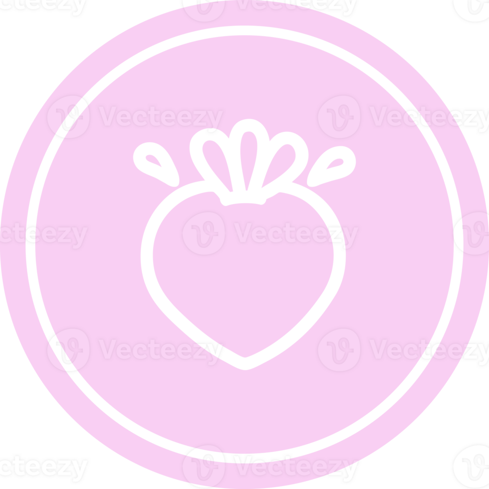 fresh fruit circular icon symbol png
