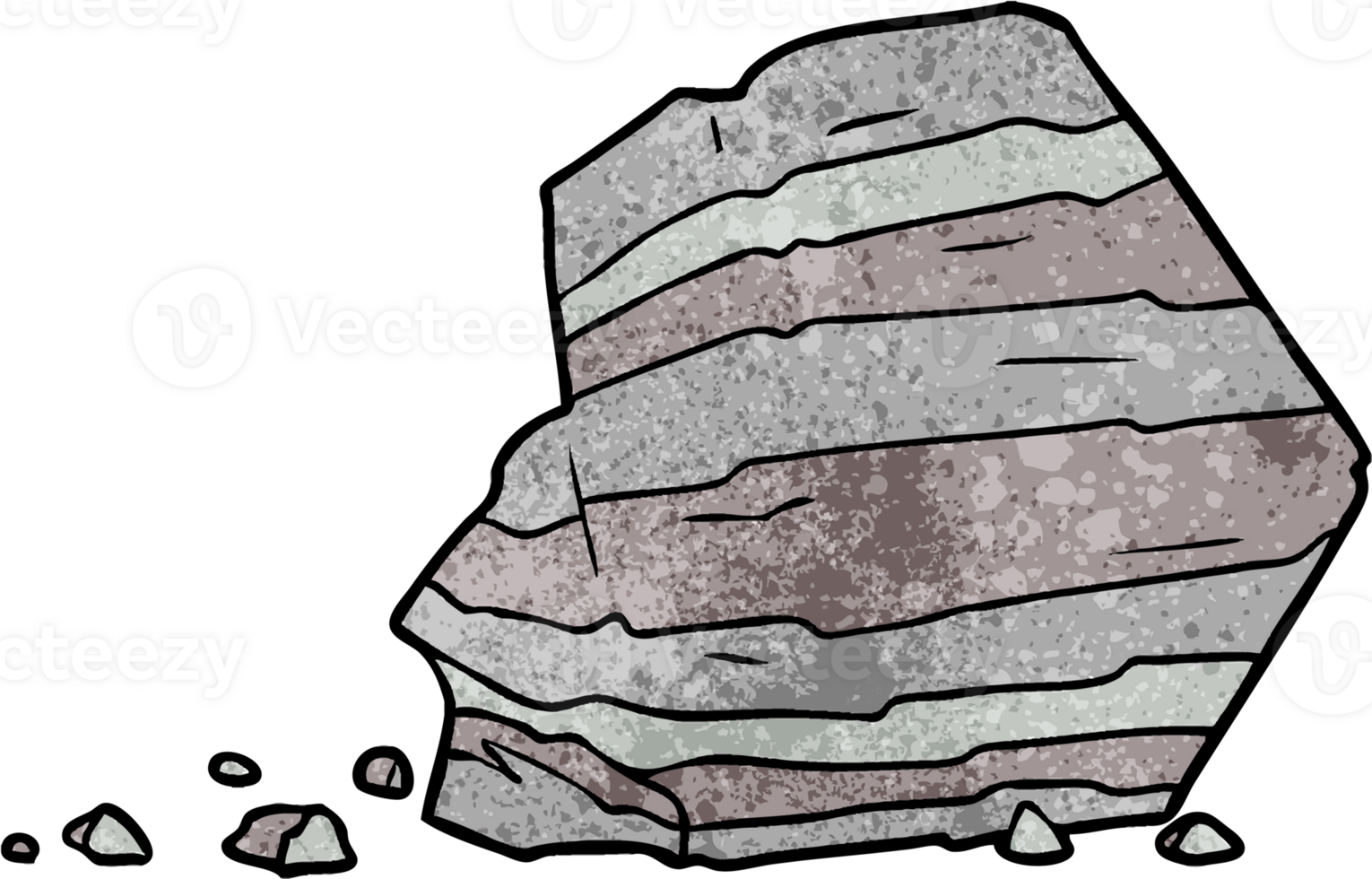 cartoon large rock png