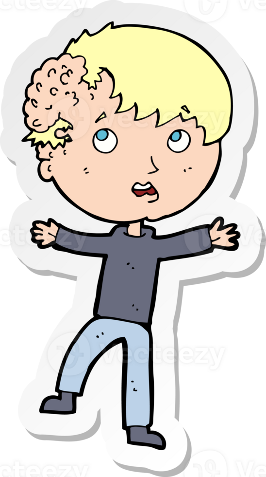 sticker of a cartoon medical emergency png