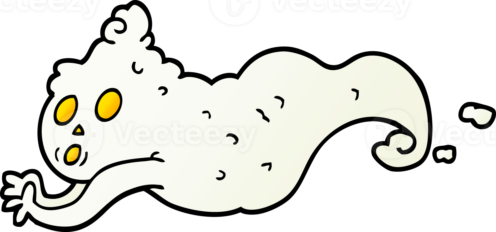 gradient illustration cartoon spooky ghost png