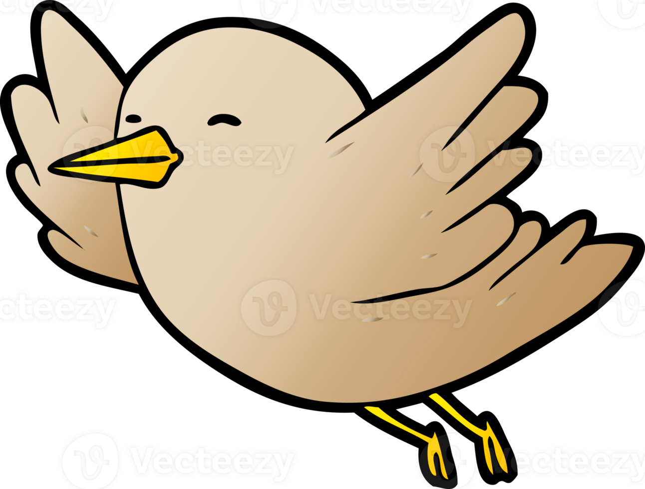 cartoon bird flying png