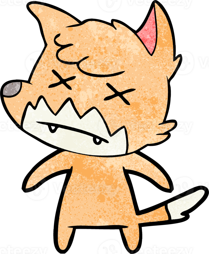 cartoon dead fox png