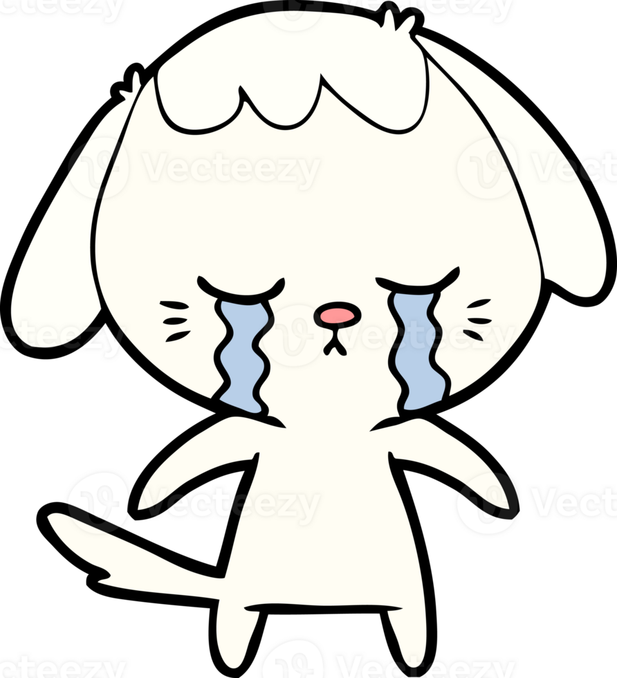 cartoon crying dog png