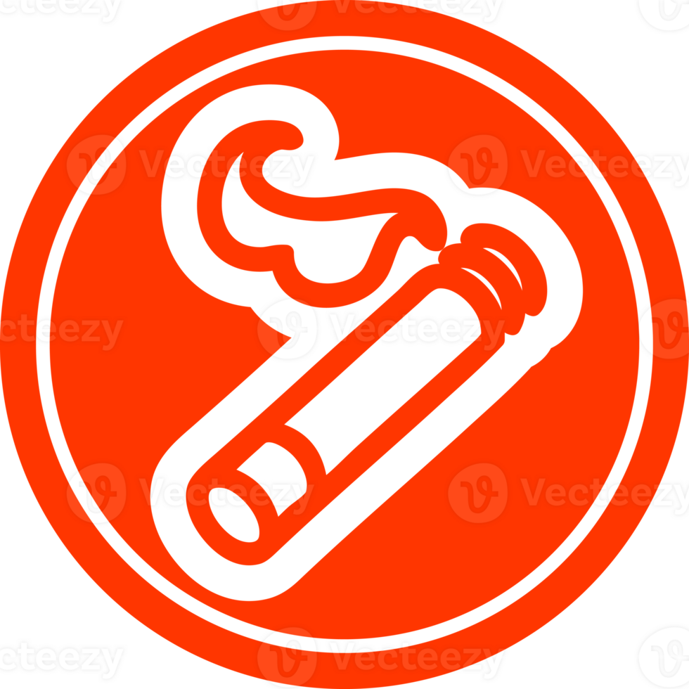 lit cigarette circular icon symbol png