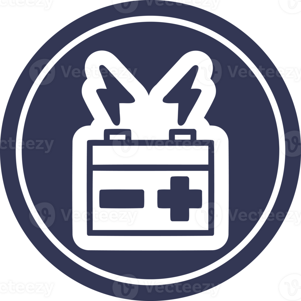 battery circular icon symbol png