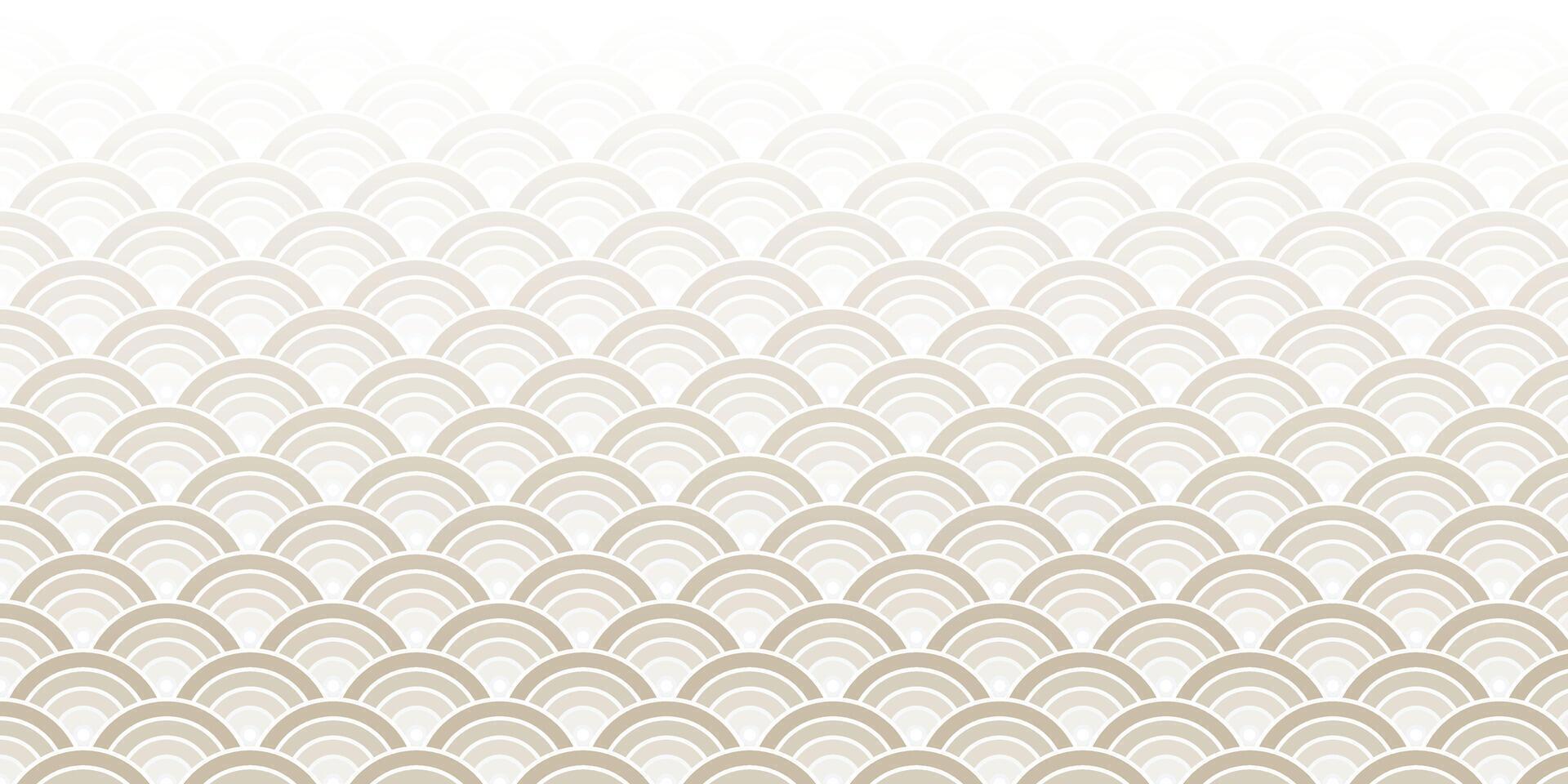 Japanese brown pattern background vector