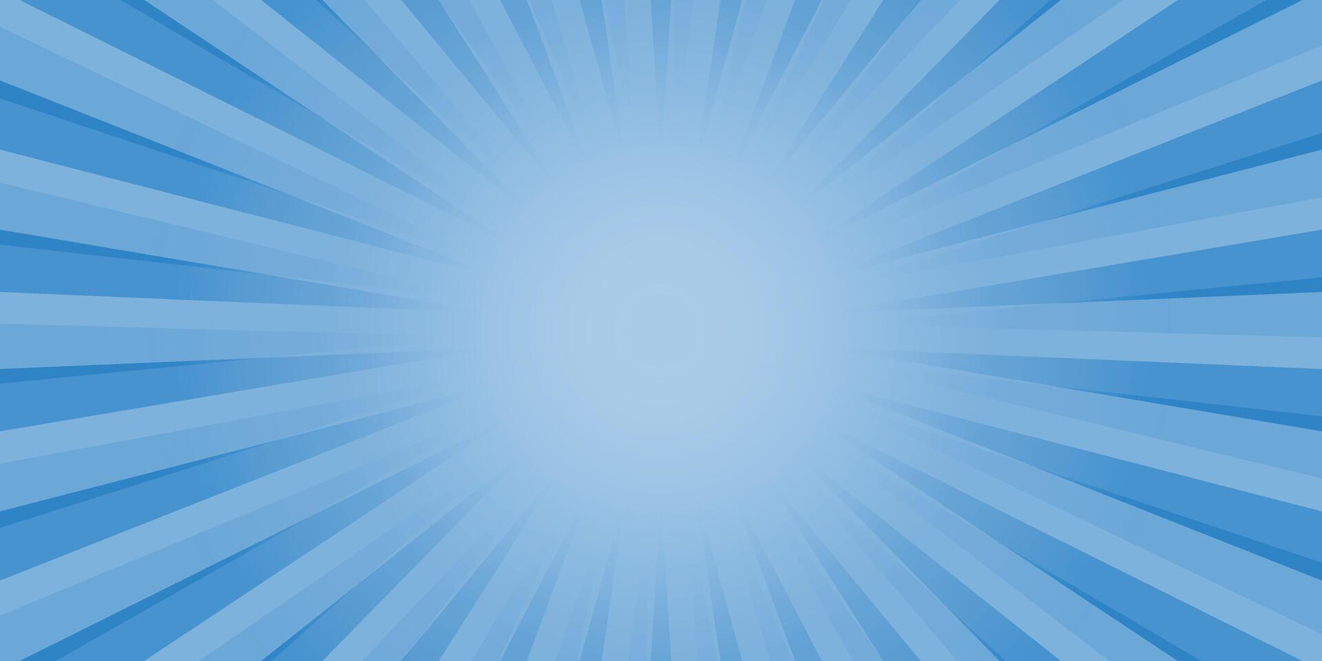 Blue Pattern Sun burst background vector