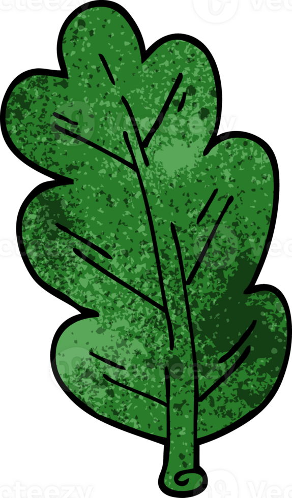 cartoon doodle leaf png