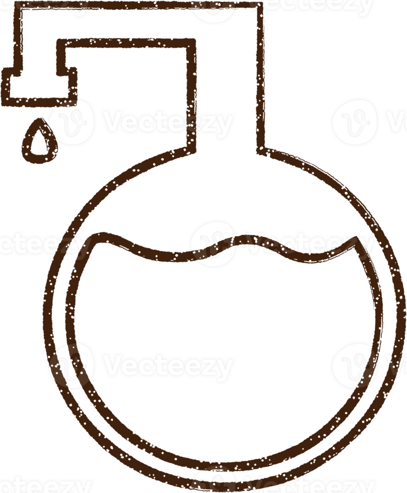 Science Experiment Charcoal Drawing png